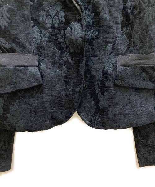 EMPORIO ARMANI（エンポリオ アルマーニ）EMPORIO ARMANI (エンポリオ アルマーニ) ジャガード3Bジャケット ブラック サイズ:４０の古着・服飾アイテム