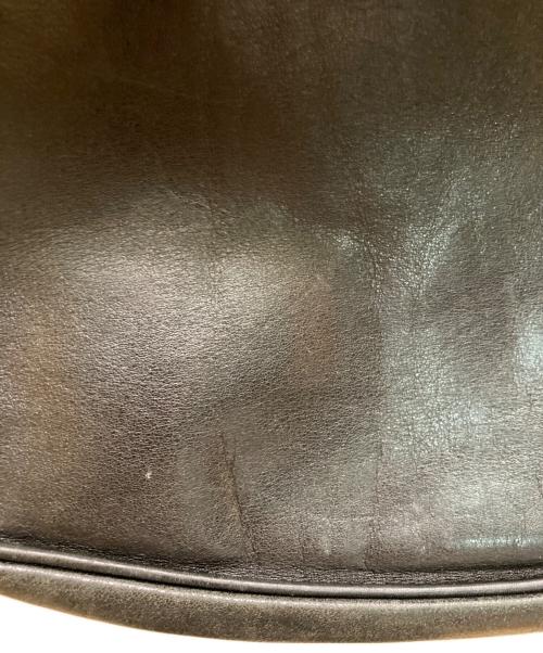 improduct ISSEY MIYAKE（イッセイミヤケ）improduct ISSEY MIYAKE (イッセイミヤケ) レザーショルダーバッグ ブラックの古着・服飾アイテム