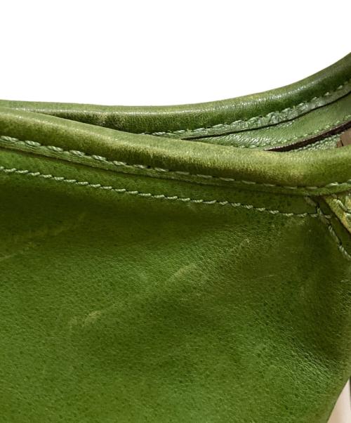 COACH（コーチ）COACH (コーチ) レザーショルダーバッグ グリーンの古着・服飾アイテム