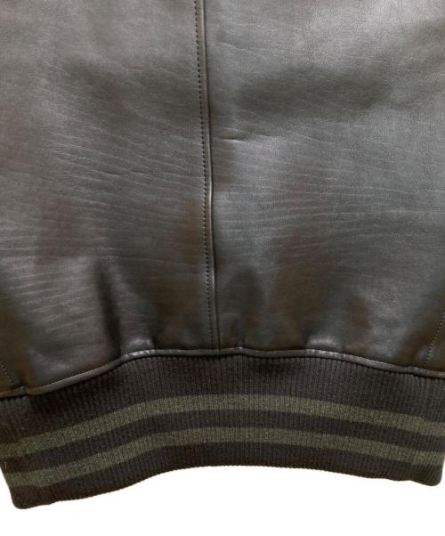 acanthus（アカンサス）acanthus (アカンサス) カウレザースタジャン ブラック サイズ:Ｓの古着・服飾アイテム