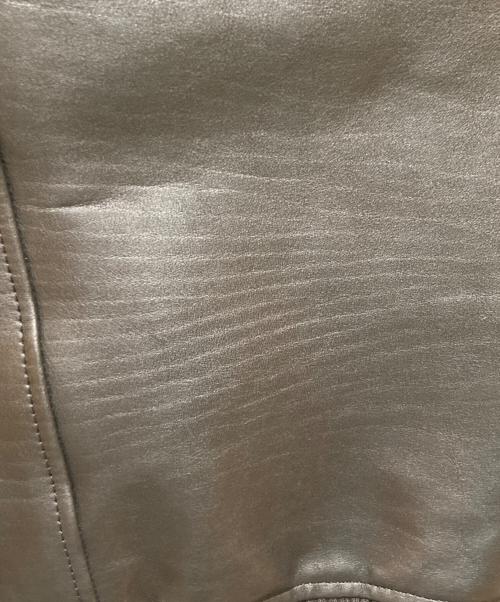 acanthus（アカンサス）acanthus (アカンサス) カウレザースタジャン ブラック サイズ:Ｓの古着・服飾アイテム