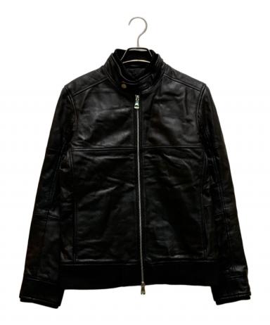 中古・古着通販】AKM (エーケーエム) ラムレザーシングルライダース