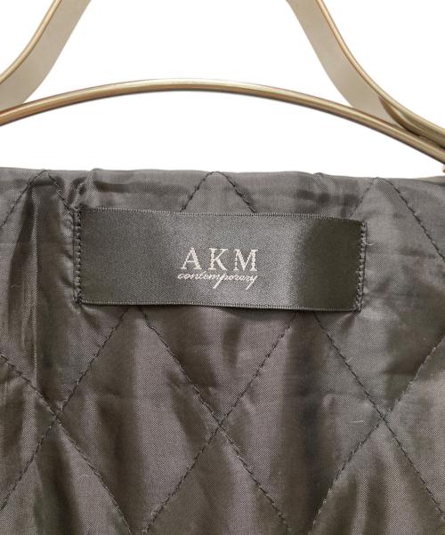 AKM（エーケーエム）AKM (エーケーエム) ラムレザーシングルライダースジャケット ブラック サイズ:Mの古着・服飾アイテム