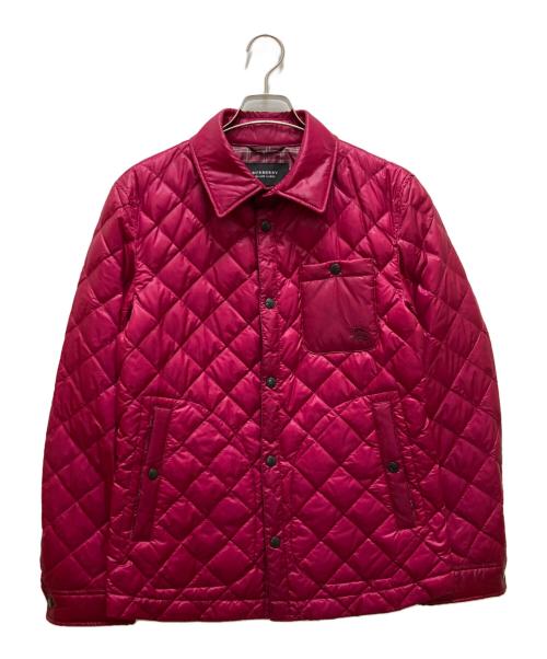 BURBERRY BLACK LABEL（バーバリーブラックレーベル）BURBERRY BLACK LABEL (バーバリーブラックレーベル) キルティングダウンシャツジャケット パープル サイズ:Ｍの古着・服飾アイテム