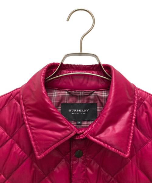 BURBERRY BLACK LABEL（バーバリーブラックレーベル）BURBERRY BLACK LABEL (バーバリーブラックレーベル) キルティングダウンシャツジャケット パープル サイズ:Ｍの古着・服飾アイテム
