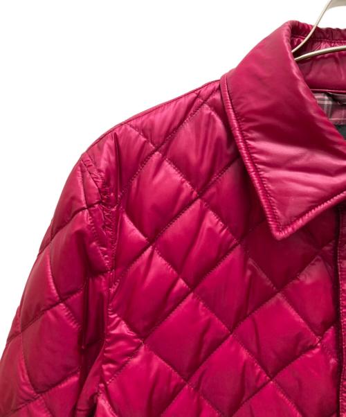 BURBERRY BLACK LABEL（バーバリーブラックレーベル）BURBERRY BLACK LABEL (バーバリーブラックレーベル) キルティングダウンシャツジャケット パープル サイズ:Ｍの古着・服飾アイテム