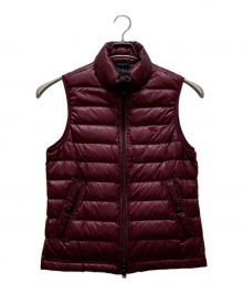 BURBERRY BLACK LABEL（バーバリーブラックレーベル）の古着「ダウンベスト」｜パープル