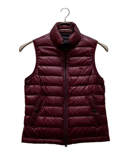 BURBERRY BLACK LABEL（バーバリーブラックレーベル）BURBERRY BLACK LABEL (バーバリーブラックレーベル) ダウンベスト パープル サイズ:Mの古着・服飾アイテム