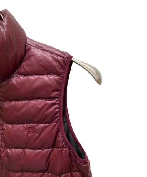 BURBERRY BLACK LABEL（バーバリーブラックレーベル）BURBERRY BLACK LABEL (バーバリーブラックレーベル) ダウンベスト パープル サイズ:Mの古着・服飾アイテム
