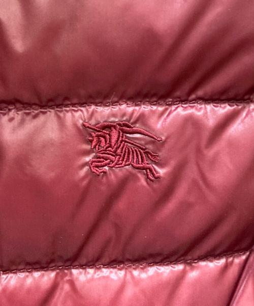 BURBERRY BLACK LABEL（バーバリーブラックレーベル）BURBERRY BLACK LABEL (バーバリーブラックレーベル) ダウンベスト パープル サイズ:Mの古着・服飾アイテム