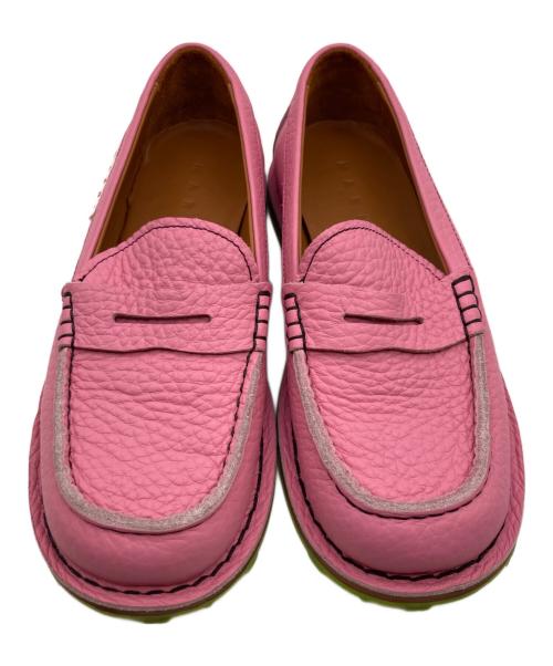 MARNI（マルニ）MARNI (マルニ) コインローファー ピンク サイズ:３６の古着・服飾アイテム