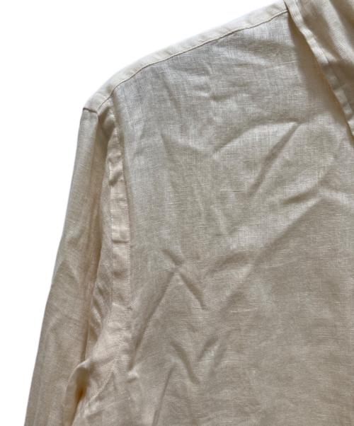 POLO RALPH LAUREN（ポロ・ラルフローレン）POLO RALPH LAUREN (ポロ・ラルフローレン) ボタンダウンリネンシャツ ベージュ サイズ:Lの古着・服飾アイテム