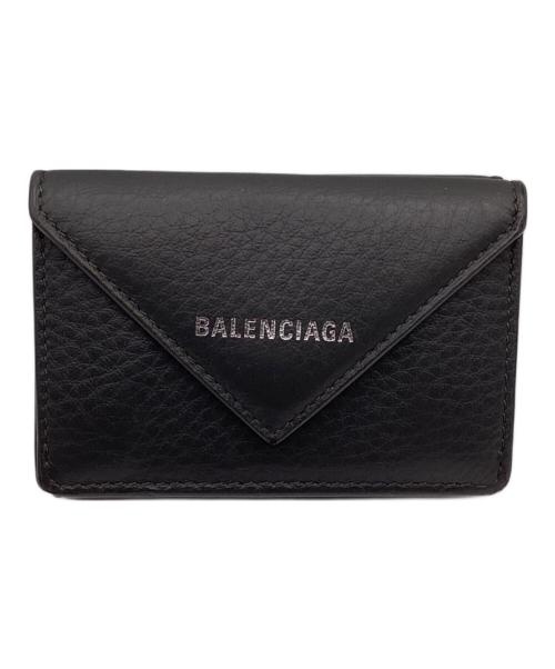 BALENCIAGA（バレンシアガ）BALENCIAGA (バレンシアガ) ペーパーミニウォレット グレーの古着・服飾アイテム
