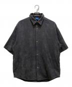 Ocean Pacific×N.HOOLYWOODオーシャンパシフィック×エヌ ハリウッド）の古着「コラボ半袖コーデュロイシャツ」｜グレー