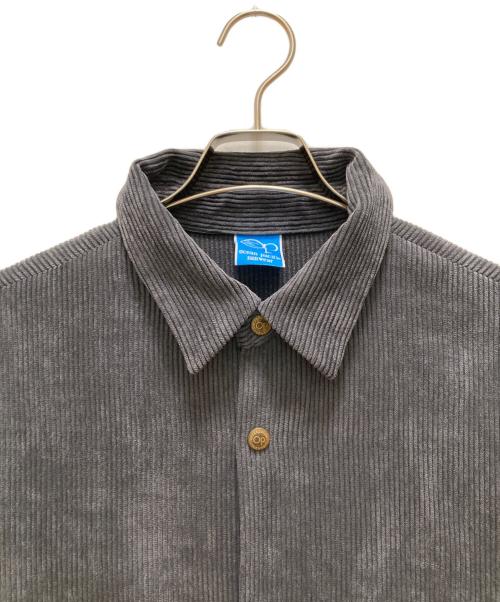 Ocean Pacific（オーシャンパシフィック）Ocean Pacific (オーシャンパシフィック) N.HOOLYWOOD (エヌ ハリウッド) コラボ半袖コーデュロイシャツ グレー サイズ:４０の古着・服飾アイテム