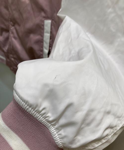 THE NORTH FACE WHITE LABEL（ザノースフェイスホワイトレーベル）THE NORTH FACE WHITE LABEL (ザノースフェイスホワイトレーベル) プレーヤー バーシティ ジャケット ピンク サイズ:Lの古着・服飾アイテム