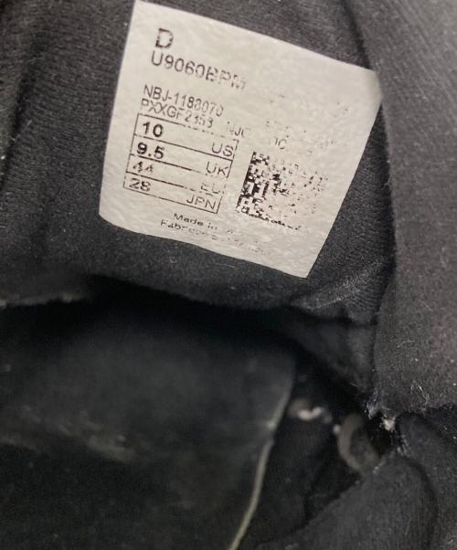 NEW BALANCE（ニューバランス）NEW BALANCE (ニューバランス) U9060BPM ブラック サイズ:28の古着・服飾アイテム