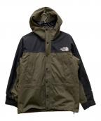 THE NORTH FACEザ ノース フェイス）の古着「マウンテンライトジャケット」｜ブラック×グリーン