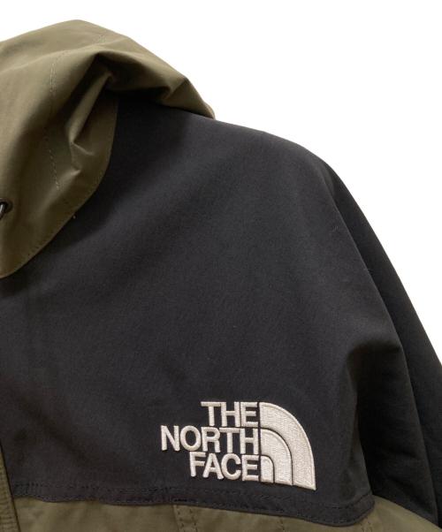 THE NORTH FACE（ザ ノース フェイス）THE NORTH FACE (ザ ノース フェイス) マウンテンライトジャケット ブラック×グリーン サイズ:Lの古着・服飾アイテム