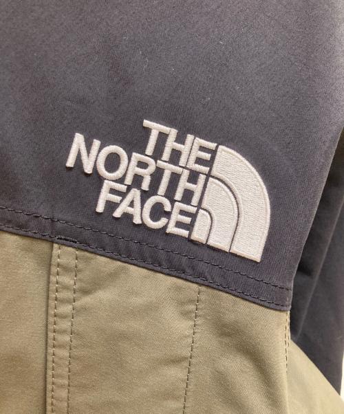 THE NORTH FACE（ザ ノース フェイス）THE NORTH FACE (ザ ノース フェイス) マウンテンライトジャケット ブラック×グリーン サイズ:Lの古着・服飾アイテム