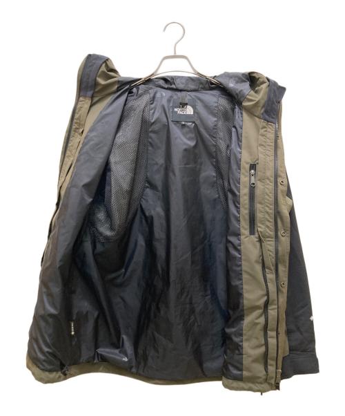 THE NORTH FACE（ザ ノース フェイス）THE NORTH FACE (ザ ノース フェイス) マウンテンライトジャケット ブラック×グリーン サイズ:Lの古着・服飾アイテム