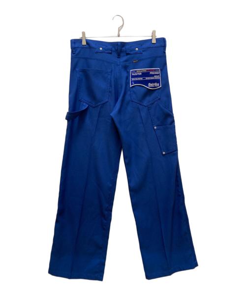DAIRIKU（ダイリク）DAIRIKU (ダイリク) ペインタープレスパンツ ブルー サイズ:Lの古着・服飾アイテム