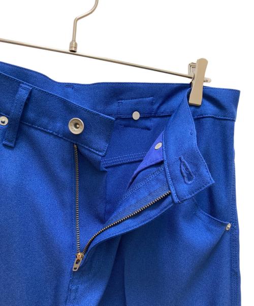 DAIRIKU（ダイリク）DAIRIKU (ダイリク) ペインタープレスパンツ ブルー サイズ:Lの古着・服飾アイテム