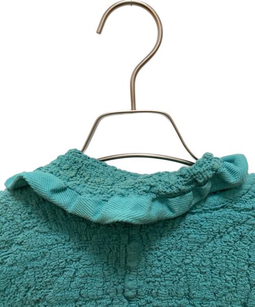 me ISSEY MIYAKE（ミーイッセイ ミヤケ）me ISSEY MIYAKE (ミーイッセイ ミヤケ) カリフラワープリーツ シングルジャケット グリーン サイズ:Freeの古着・服飾アイテム