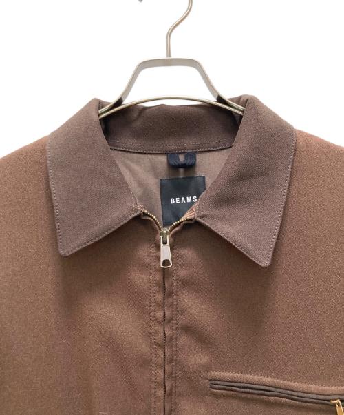 BEAMS（ビームス）BEAMS (ビームス) ワークイージーブルゾン ブラウン サイズ:Lの古着・服飾アイテム