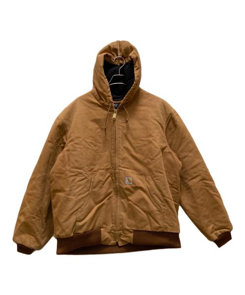 qq（カーハート）qq (カーハート) ダックアクティブジャケット ブラウン サイズ:ＸＬの古着・服飾アイテム