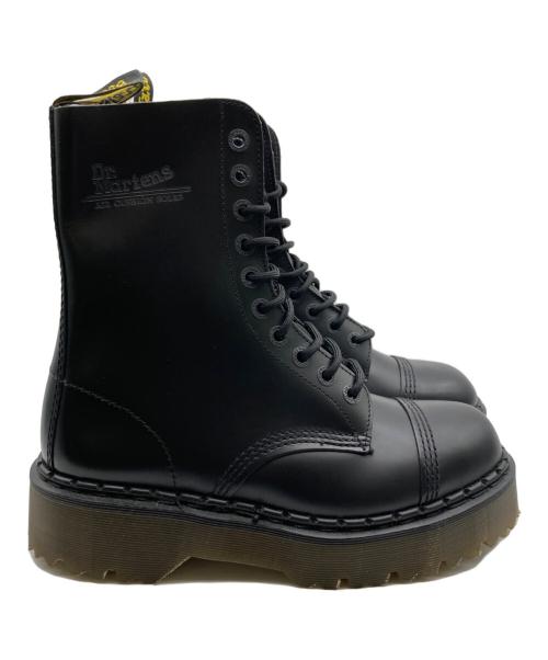 Dr.Martens（ドクターマーチン）Dr.Martens (ドクターマーチン) クレイジーボム 10ホールレースアップブーツ ブラック サイズ:8の古着・服飾アイテム