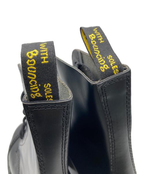 Dr.Martens（ドクターマーチン）Dr.Martens (ドクターマーチン) クレイジーボム 10ホールレースアップブーツ ブラック サイズ:8の古着・服飾アイテム