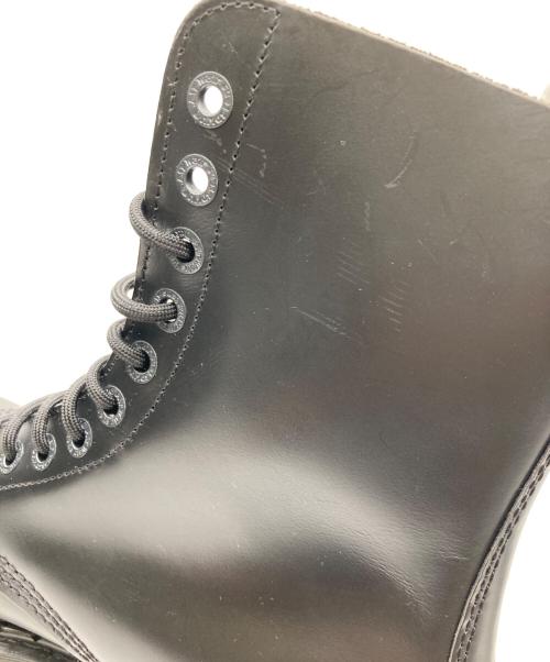 Dr.Martens（ドクターマーチン）Dr.Martens (ドクターマーチン) クレイジーボム 10ホールレースアップブーツ ブラック サイズ:8の古着・服飾アイテム