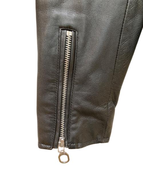 G-STAR RAW（ジースターロゥ）G-STAR RAW (ジースターロゥ) ラムレザーダブルライダースジャケット ブラック サイズ:ＸＳの古着・服飾アイテム