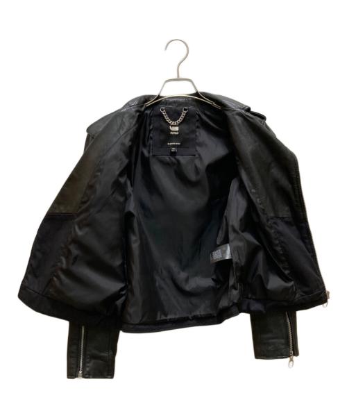 G-STAR RAW（ジースターロゥ）G-STAR RAW (ジースターロゥ) ラムレザーダブルライダースジャケット ブラック サイズ:ＸＳの古着・服飾アイテム