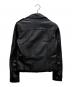 G-STAR RAW (ジースターロゥ) ラムレザーダブルライダースジャケット ブラック サイズ:ＸＳ：8000円