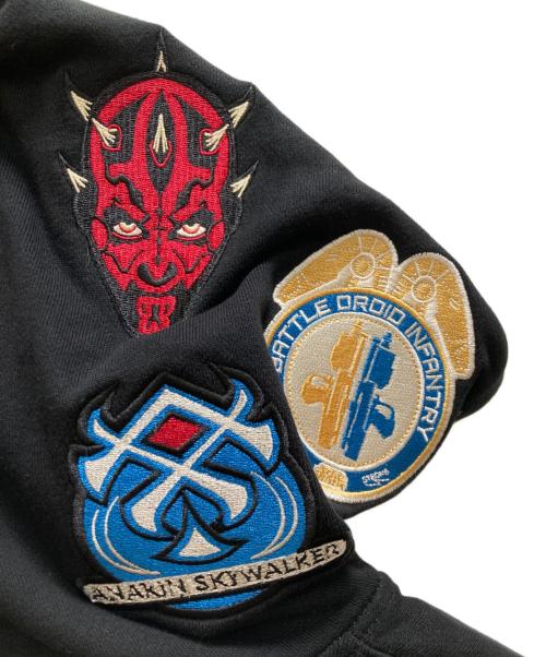 AVIREX（アヴィレックス）AVIREX (アヴィレックス) STAR WARS (スターウォーズ) 《STAR WARS COLLECTION》PATCH FOODIE ブラック サイズ:2XL 未使用品の古着・服飾アイテム