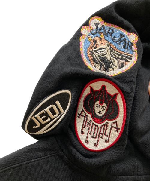 AVIREX（アヴィレックス）AVIREX (アヴィレックス) STAR WARS (スターウォーズ) 《STAR WARS COLLECTION》PATCH FOODIE ブラック サイズ:2XL 未使用品の古着・服飾アイテム