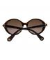 GUCCI (グッチ) GG ラウンド サングラス ブラウン サイズ:SIZE 56□19-145：10000円