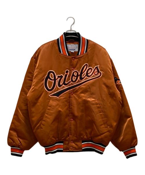 GENUINE MERCHANDISE by STARTER（ジェニュイン マーチャンダイズ バイ スターター）GENUINE MERCHANDISE BY STARTER (ジェニュイン マーチャンダイズ バイ スターター) Orioles スタジャン ブラウン サイズ:Lの古着・服飾アイテム