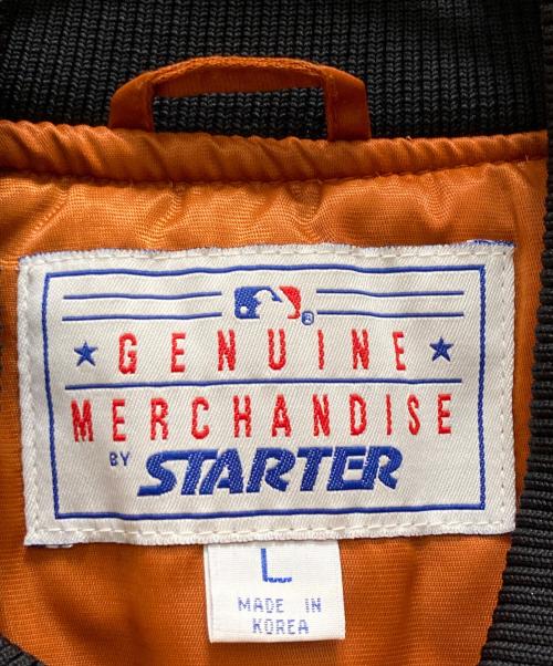 GENUINE MERCHANDISE by STARTER（ジェニュイン マーチャンダイズ バイ スターター）GENUINE MERCHANDISE BY STARTER (ジェニュイン マーチャンダイズ バイ スターター) Orioles スタジャン ブラウン サイズ:Lの古着・服飾アイテム