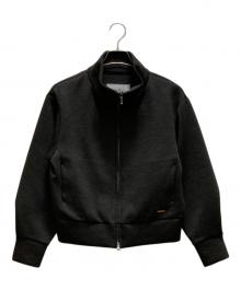NOLLEY'S（ノーリーズ）の古着「ウォッシャブルエアボールスタンドジップブルゾン」｜グレー