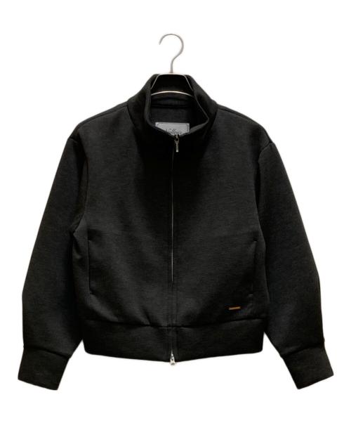 NOLLEY'S（ノーリーズ）NOLLEY'S (ノーリーズ) ウォッシャブルエアボールスタンドジップブルゾン グレー サイズ:３８ 未使用品の古着・服飾アイテム