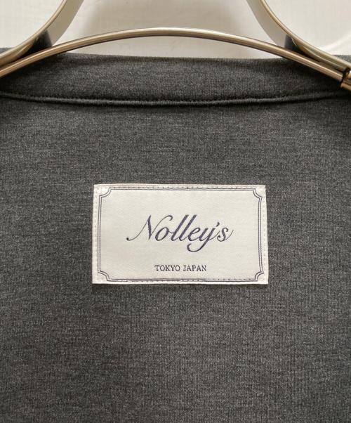 NOLLEY'S（ノーリーズ）NOLLEY'S (ノーリーズ) ウォッシャブルエアボールスタンドジップブルゾン グレー サイズ:３８ 未使用品の古着・服飾アイテム