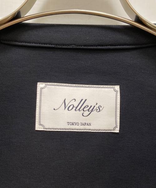 NOLLEY'S（ノーリーズ）NOLLEY'S (ノーリーズ) ウォッシャブルエアボールスタンドジップブルゾン ブラック サイズ:３８ 未使用品の古着・服飾アイテム