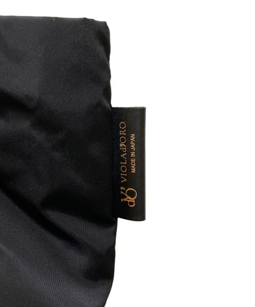 VIOLAd'ORO（ヴィオラドーロ）VIOLAd'ORO (ヴィオラドーロ) ビアンカ トートバッグ ブラックの古着・服飾アイテム