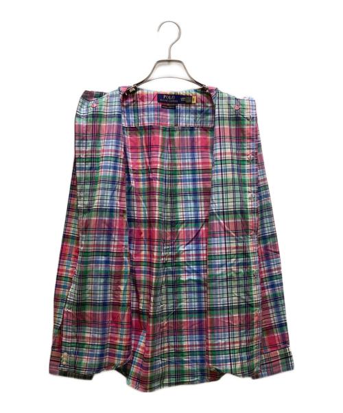 POLO RALPH LAUREN（ポロ・ラルフローレン）POLO RALPH LAUREN (ポロ・ラルフローレン) ボタンダウンチェックシャツ マルチカラー サイズ:ＸＬの古着・服飾アイテム