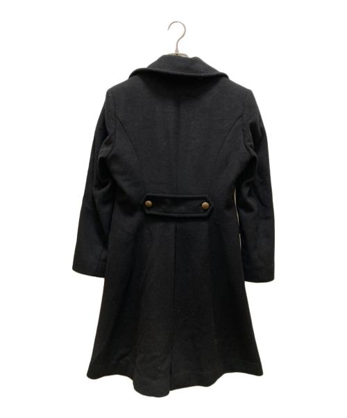 LAUREN RALPH LAUREN（ローレン ラルフ ローレン）LAUREN RALPH LAUREN (ローレン ラルフ ローレン) ウールコート ブラック サイズ:２の古着・服飾アイテム