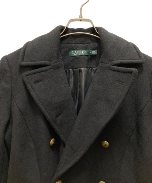 LAUREN RALPH LAUREN（ローレン ラルフ ローレン）LAUREN RALPH LAUREN (ローレン ラルフ ローレン) ウールコート ブラック サイズ:２の古着・服飾アイテム