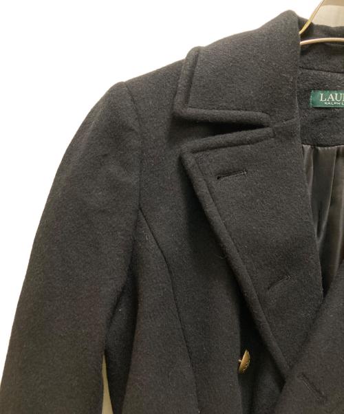 LAUREN RALPH LAUREN（ローレン ラルフ ローレン）LAUREN RALPH LAUREN (ローレン ラルフ ローレン) ウールコート ブラック サイズ:２の古着・服飾アイテム